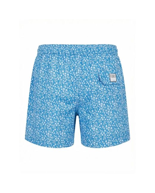 Fedeli Blue Beachwear for men