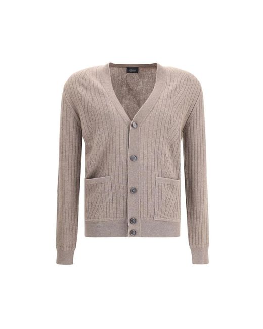 Brioni Cardigans in het Gray voor heren
