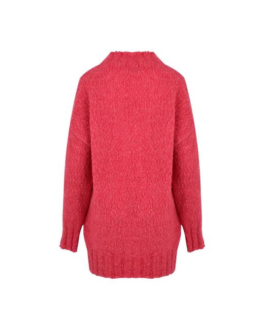 Akep Truien & Vesten ,Roze ,Fuchsia Cardigan Cardigan in het Red