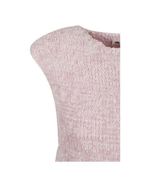 Jil Sander Pink Knitted Dresses
