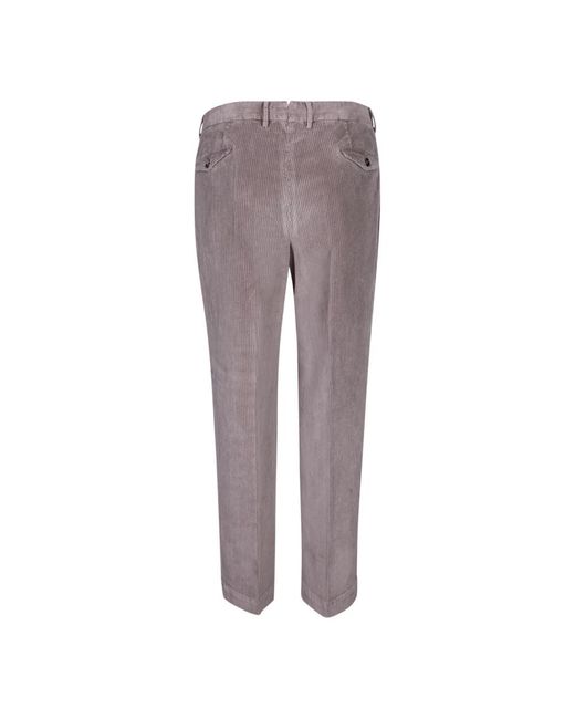 Dell'Oglio Gray Slim-Fit Trousers for men