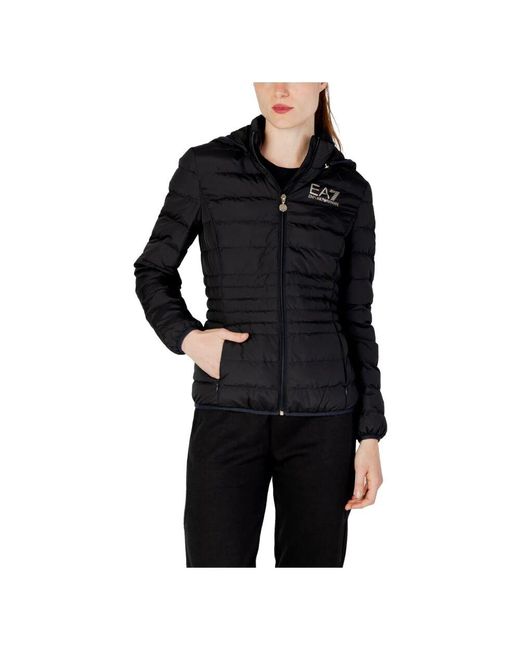 EA7 Black Down Jackets