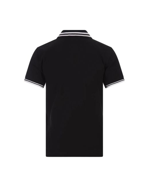 Moncler Black Polo Shirts