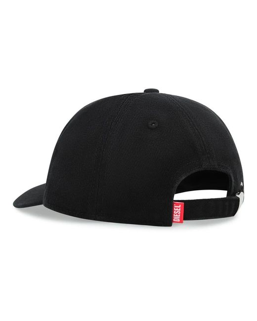 DIESEL Corry-Jacq-Wash Logo Baseball Cap in Black für Herren