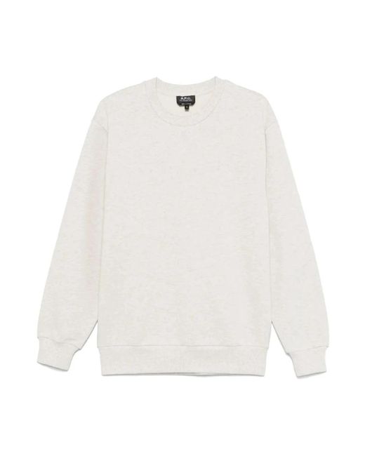 A.P.C. Sweatshirts in het White voor heren