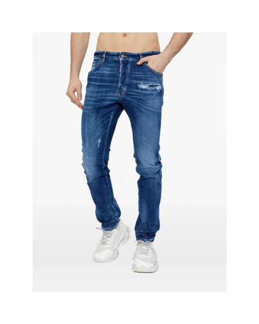 DSquared² Blue Slim-Fit Jeans for men