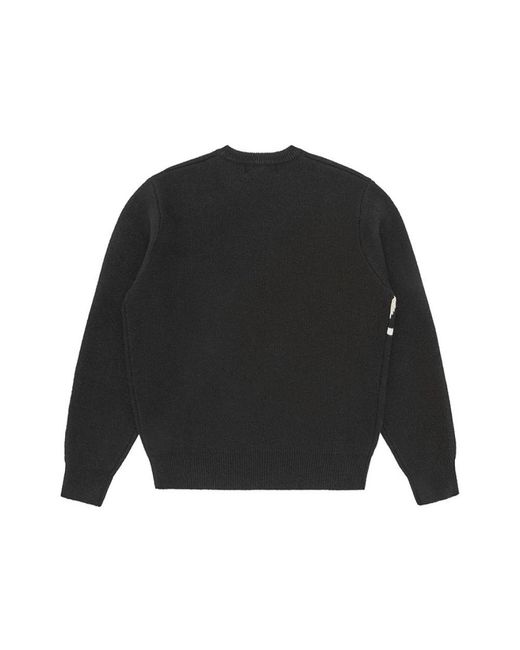 BBCICECREAM Black Round-Neck Knitwear for men