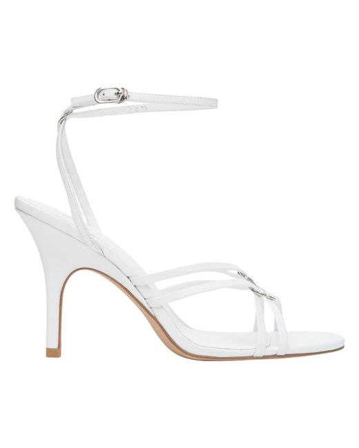 ESTRO White High Heel Sandals