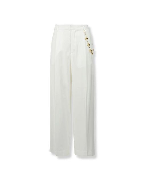 DARKPARK White Wide Trousers