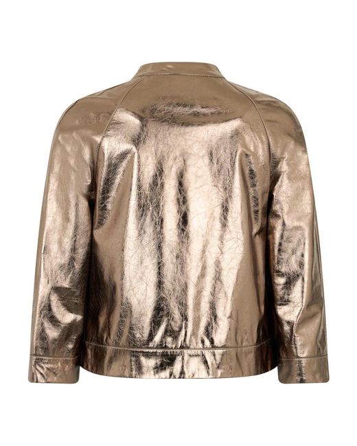 Bomber Jackets di Moorer in Brown