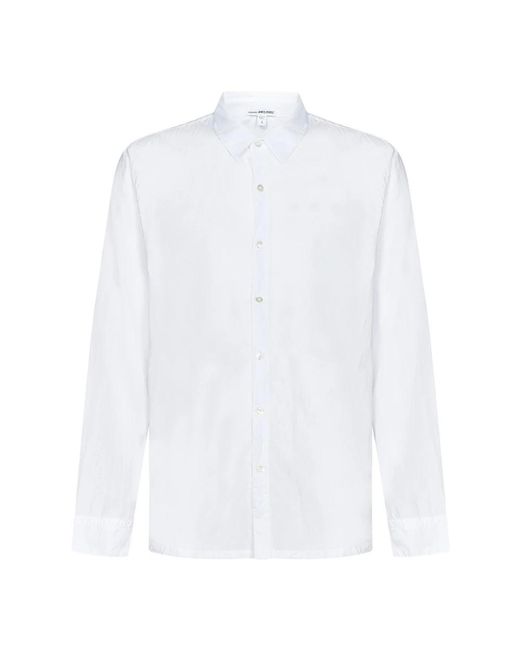 James Perse White Formal Shirts for men
