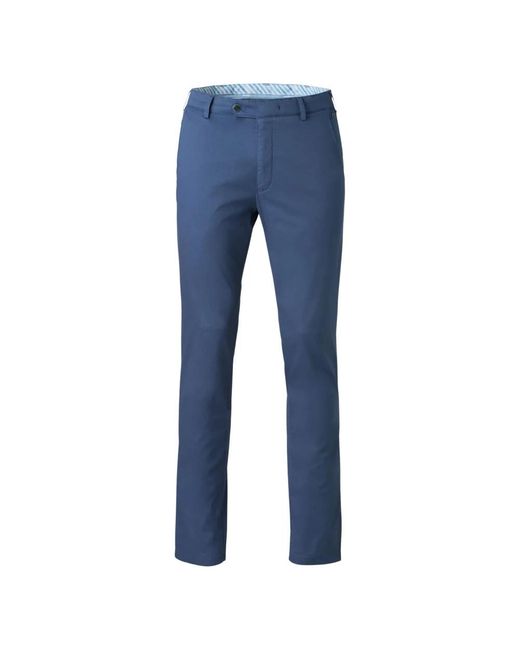 Meyer Bonn Chino in het Blue voor heren
