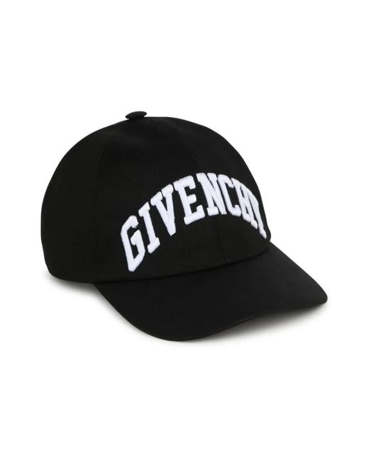 Givenchy Black Logo-embroidered Cotton-blend Cap for men