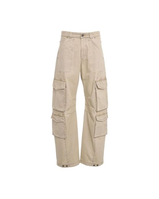 Golden Goose Deluxe Brand Natural Wide Trousers for men