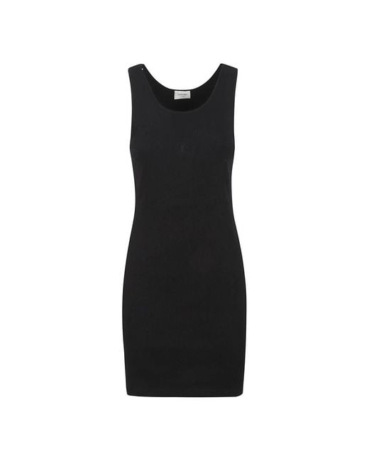 Saint Laurent Black Short Dresses