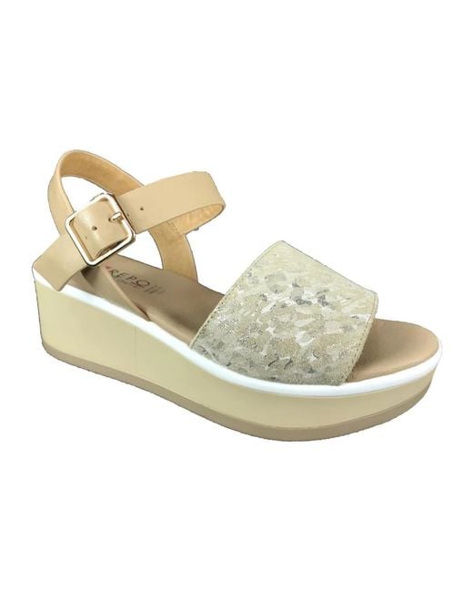 Wedges Repo en coloris Metallic