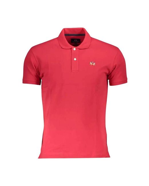 La Martina Polo shirts in Red für Herren