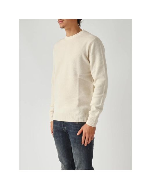 Round-Neck Knitwear di Mc2 Saint Barth in Natural da Uomo