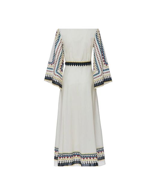 Wrap Dresses LaDoubleJ de color White