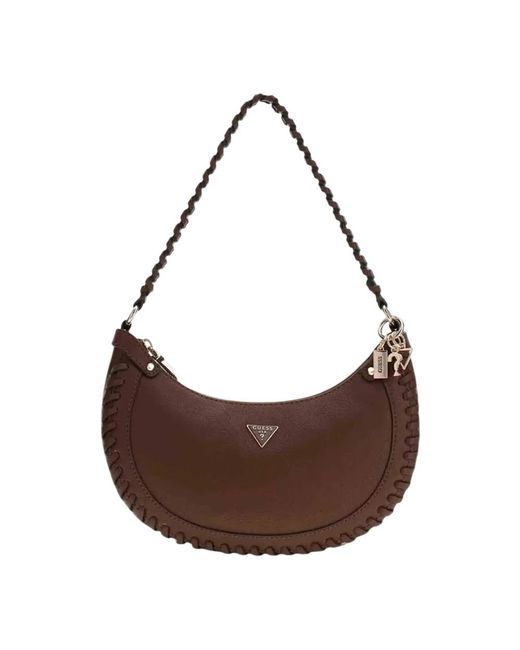 Guess Brown Shoulder Bags