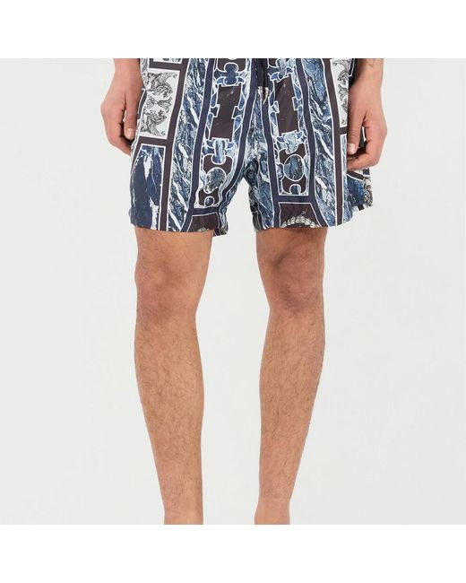 Roberto Cavalli Blue Beachwear for men