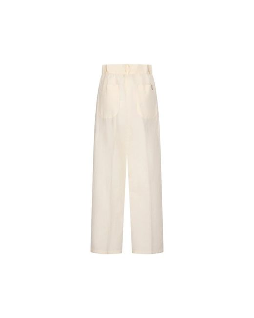 Max Mara Natural Stylische Efedra Hosen Für Frauen