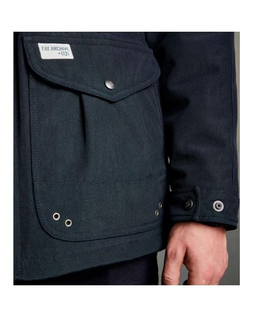 Winter Jackets di Fay in Black da Uomo