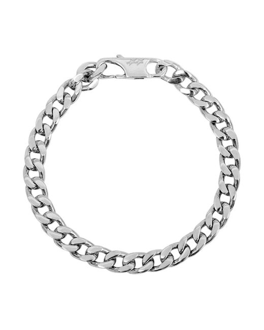 Twojeys Accessoires ,Grijs ,Unstoned Cuban Bracelet in het Metallic