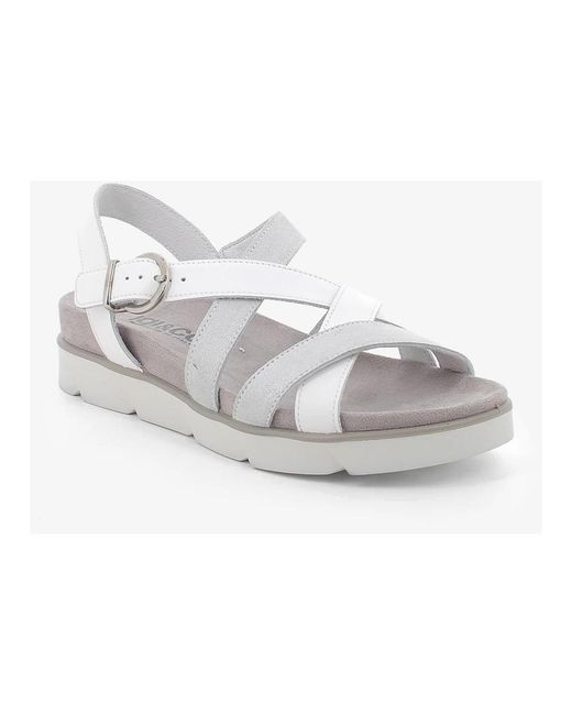 Igi&co White Flat Sandals