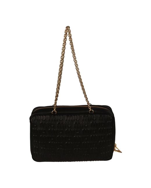 Miu Miu Black Shoulder Bags