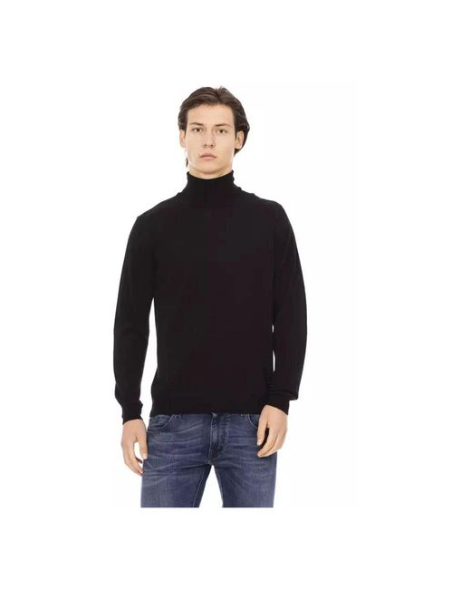 Baldinini Black Turtlenecks for men