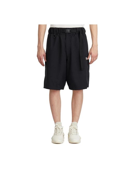Casual Shorts di Y-3 in Black da Uomo