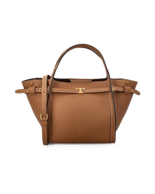 Tod's Brown Shopping Bags