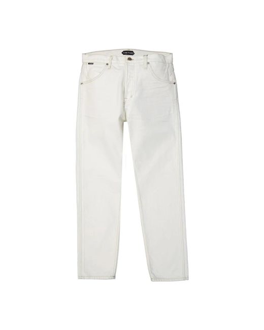 Tom Ford Gray Slim Fit Jeans for men