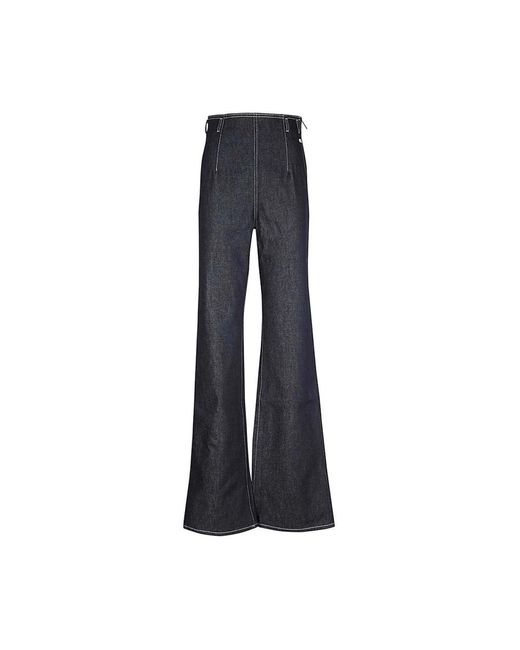 Gcds Blue Wide Jeans