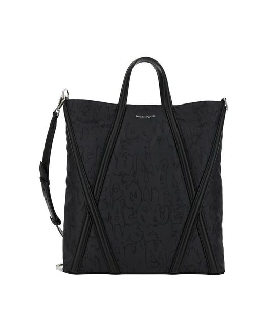 Alexander McQueen Tote Bags in het Black voor heren