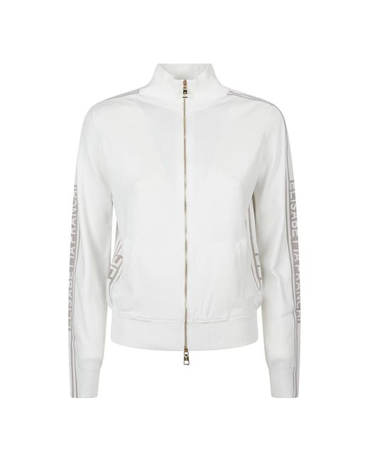 Elisabetta Franchi Zip-Throughs in het White