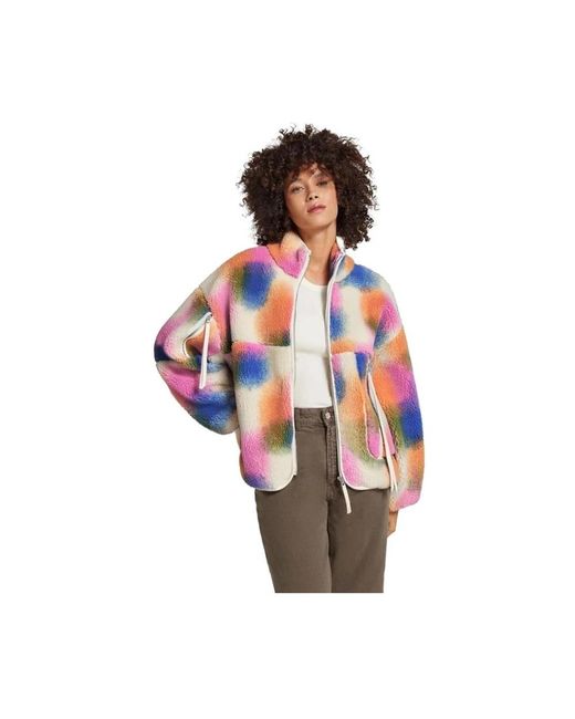 Ugg Marlene Fleece Jacket in het Multicolor
