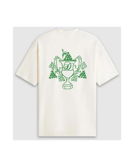 Drole de Monsieur Wappen logo shirt in White für Herren