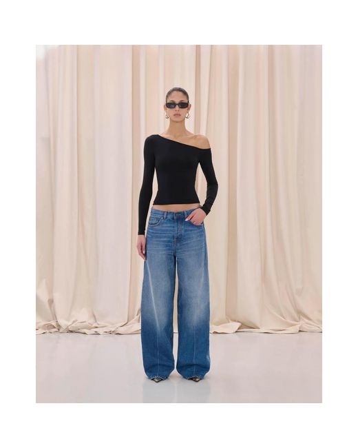 Haikure Blue Loose Fit Jeans