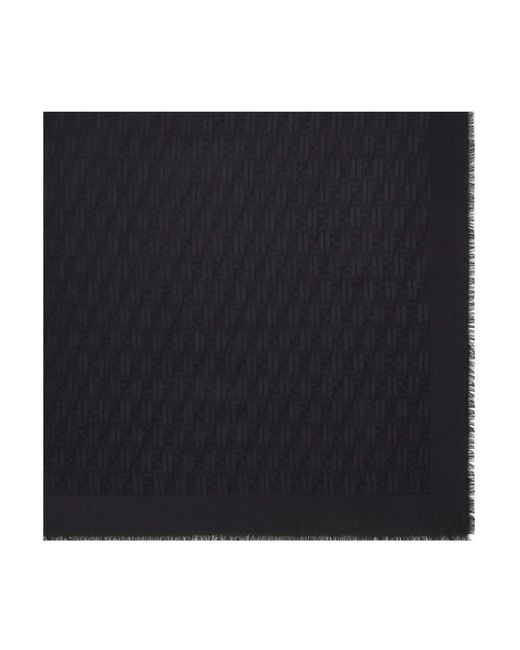 Fendi Black Winter Scarves