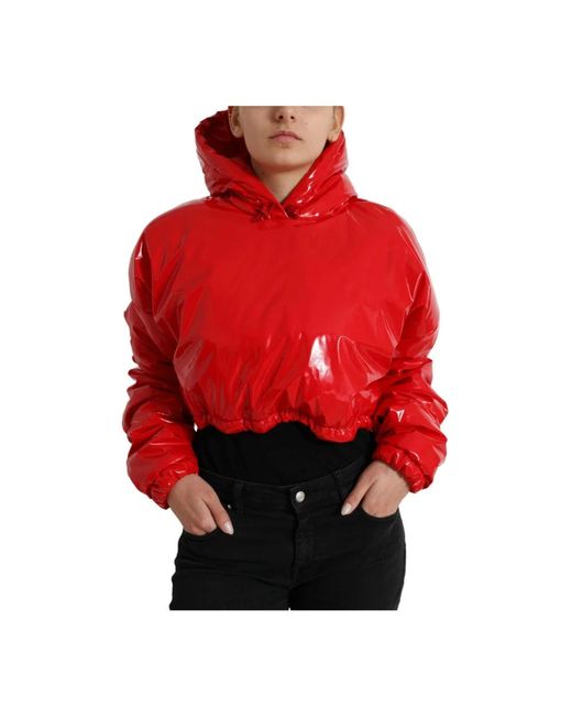 Dolce & Gabbana Red Winter Jackets