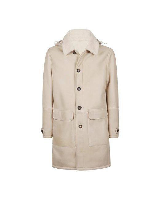 Eleventy Natural Single-Breasted Coats for men