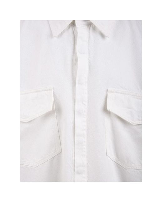 ICON DENIM Gray Short Sleeve Shirts for men