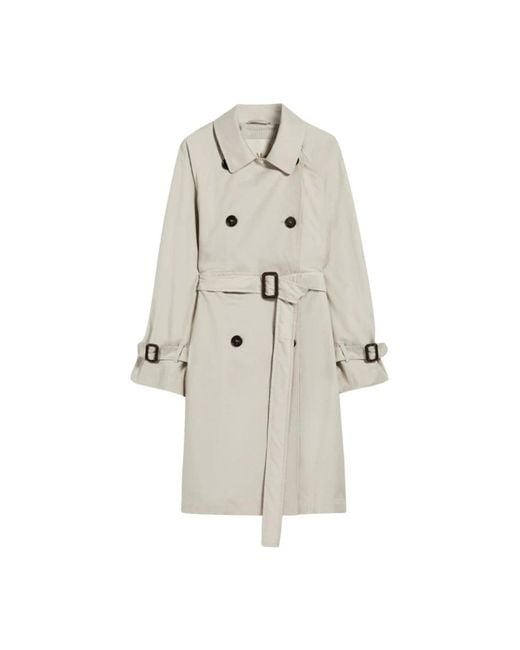Max Mara White Trench Coats