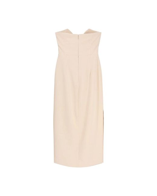 Midi Dresses di Elisabetta Franchi in Natural