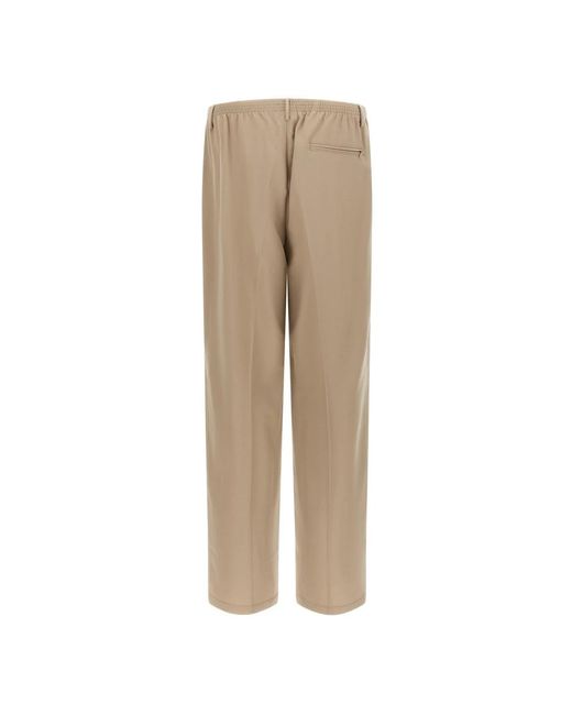 Cellar Door Natural Straight Trousers for men
