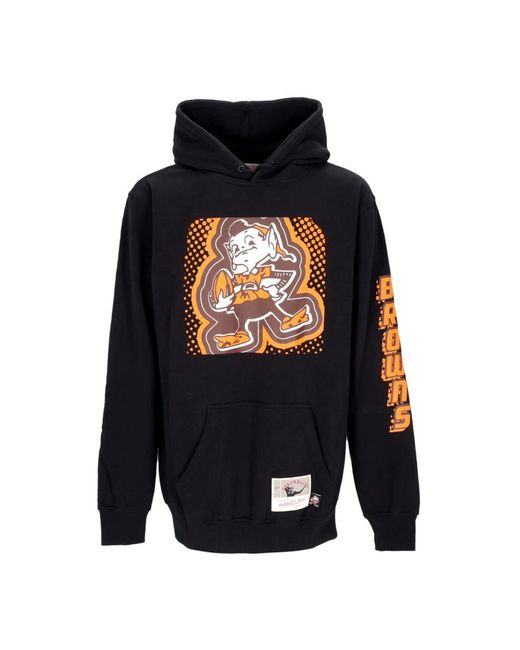 Mitchell & Ness Hoodies & Sweatvesten ,Zwart ,Katoen Cleveland Browns Nfl Hoodie Zwart in het Black voor heren