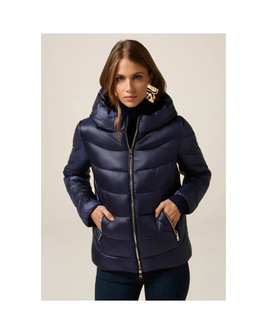 Winter Jackets Oltre de color Blue