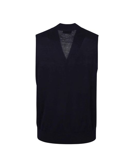 Ballantyne Blue Sleeveless Knitwear for men